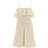 Ganni Beige Ruched Minidress 531 Pale Khaki DK