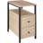 tectake Tullamore Oak Sonoma Bedside Table 49.5x30cm