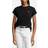 Polo Ralph Lauren Womens Black Logo-embroidered Regular-fit Cotton-jersey T-shirt