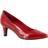Easy Street Women's Pointe Dress Pump - Red Patent Leather