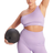 MP Tempo Rib Seamless Asymetric Bra - Bright Lilac