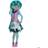 Rubies Monster High Honey Swamp Kids Costume