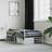 vidaXL white, 100 200 cm/with headboard & footboard Metal Bed Frame with Headboard Bed Base Mattress Foundation