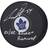 "Auston Matthews Toronto Maple Leafs Autographed Hockey Puck with "21/22 Rocket Richard" Inscription"