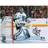 Chris Driedger Seattle Kraken Autographed x White Jersey In Net Photograph