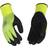 Hydroflector™ Lined Waterproof Hi-vis Thermal Knit Shell & Double-coated Latex - High-Visibility Green