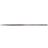 Draper 63393 2 Needle Half Round File