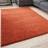 THE RUGS Myshaggy Collection Solid Terra Brown