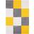 THE RUGS Myshaggy Collection Geometric 381 Yellow