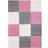 THE RUGS Myshaggy Collection Geometric 381 Pink