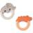 Done by Deer Friends Bitringar 2-pack, Papaya/Sand