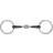Waldhausen Double Jointed Rubber Bit For Horse - Argenté
