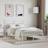 vidaXL Metal Bed Frame Without Mattress 120 x 190 cm White