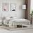 vidaXL Metal Bed Frame with Headboard 140 x 190 cm