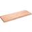 vidaXL Light Brown 140 x 50 x 6 cm Wall Shelf