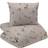 Redlunds Stampe Linne 2 Påslakan Beige, Brun (210x150cm)
