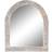 Home ESPRIT ESPRIT White Mango wood Stripped Engraving Wall Mirror