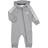 Adidas Infant Essentials 3-Stripes French Terry Bodysuit - Medium Grey Heather/White