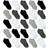 Sptramle Kid's Socks 25-pack - Black/White/Grey/Dark Grey