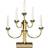 Konstsmide Candlestick Brass Adventsljusstake 31cm