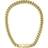 HUGO BOSS Integrated Logo Curb Chain Necklace - Gold