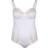 Susa Dam Body Mit Elastischer Spets - Vit