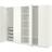 Ikea Pax Forsand White Wardrobe 250x201.2cm