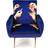 Seletti Lipsticks Blue Armchair 86cm