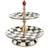 Mackenzie-Childs Courtly Check Two-Tier Cake Stand 25.4cm