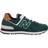 New Balance 574 M - Aqua Green/Orange