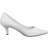 Easy Street Chiffon Pointed-Toe Pumps - White