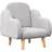 ZONEKIZ ZONEKIZ Cloud Shape Toddler Armchair, Ergonomically Designed Mini