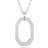 Swarovski Dextera Octagon Pendant - Weiß