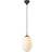 Halo Design Twist Egg Opal/Black Pendellampa ∅ 25cm