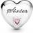 Pandora Sister Heart Charm - Silver/Pink