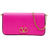 Valentino Garavani --Vlogo Signature Grainy Pouch With Chain - Pink