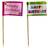 Papstar Bambusstikker GOLF 9 cm 250 stk