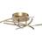 Lindby Flakira LED-Loftlampe 5 Lk Antik Messing Loftplafond