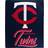 Northwest 1MLB-07070-0017-RET Minnesota Twins Signature Raschel Blankets Red