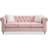 Glory Furniture Raisa Pink Sofa 83" 3 Seater