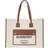 Burberry Womens Natural/tan Freya Brand-print Canvas Tote bag