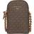 Michael Kors Small Logo Smartphone Crossbody Bag - Brown/Acorn