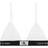 Calvin Klein 1996 Unlined Triangle Bralette - White