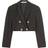 Palm Angels Cropped Double-Breasted Blazer - Black