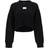 Dolce & Gabbana Stickade Tröja Med Logoplakett Black
