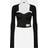 Dolce & Gabbana Bustier Skjorte Sort