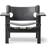 Fredericia Furniture Den Spanske Stol 2226 Leather Black Lacquered Oak Lænestol