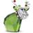 Swarovski Mo Holiday Annual Edition 2023 Green Figurine 5.1cm