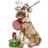 Swarovski Christmas Holiday Cheers Dulcis Reindeer Figurine