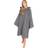 Brentfords Adult Poncho Oversized Hooded Bath Towel Black